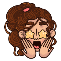 Stars Wow Sticker