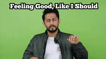 Happy Feeling Good GIF by Digital Pratik