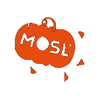 Halloween Pumpkin Sticker by Moselle sans limite
