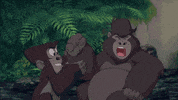 monkey business lol GIF by Disney
