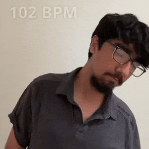 102 bpm