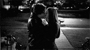 black and white love GIF