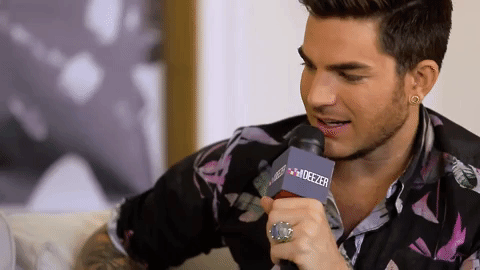 adam lambert GIF by Deezer Brasil