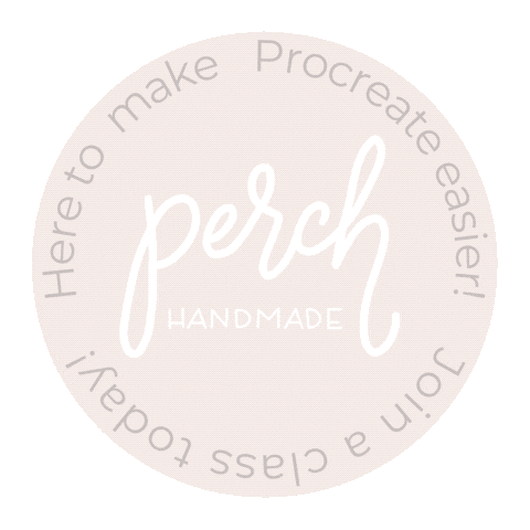 PerchHandmade learn tutorial howto perchhandmade Sticker