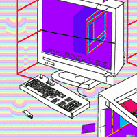 Bad Bunny Illustration GIF by Canek