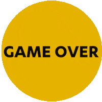 Game Over Sticker by HolaInfornet