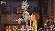 Argue Rick And Morty GIF by Adult Swim