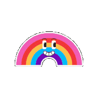 empikcom bts rainbow look back to school Sticker