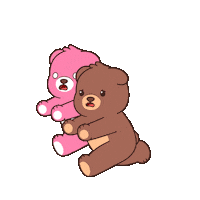 Teddy Bear Running Sticker by BEARISH