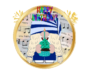 Happy Birthday Gnome Sticker