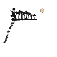 Illustration Moonlight Sticker