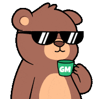 Happy Good Morning Sticker by BEARISH