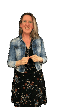 Jeans Point Right Sticker by mandala academie