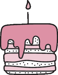 happy pink Sticker