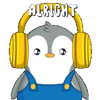 Penguin Wow Sticker by Pudgy Penguins