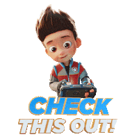 Check This Out Paw Patrol Sticker by PAW Patrol: The Movie