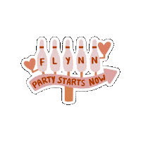 Party Bowling Sticker by dani samudio