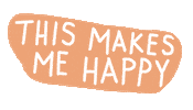 Happy Orange Sticker by Pretty Whiskey / Alex Sautter