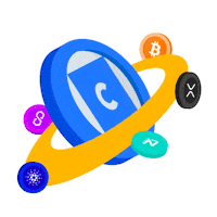 Earth Crypto Sticker by Coinhako