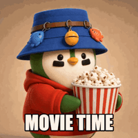 Movie Time Popcorn GIF by ZaddyFi