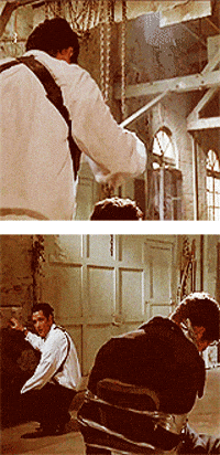 serious quentin tarantino GIF