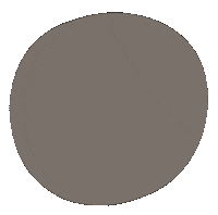 Maddisonshaedesign circle brown blob spot Sticker