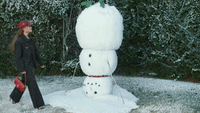 Upside Down Snowman