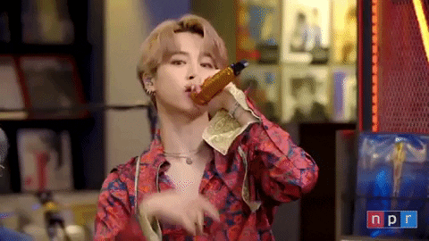 hannahvanbiber giphygifmaker bts jimin dynamite GIF