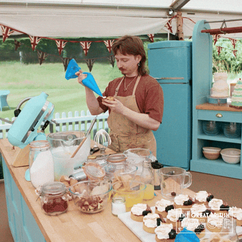 Hungry Cake GIF by The Great British Bake Off