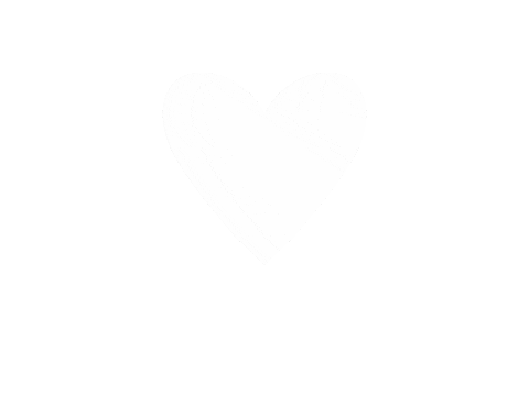 White Heart Sticker