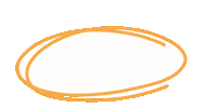 Orange Circle Sticker