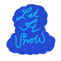 Let It Snow Sticker by Adventure Dogs Training