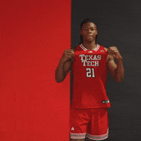 Latrell Hoover GIF by Texas Tech Basketball