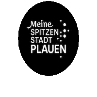 Spitzenstadt-Plauen sachsen jubiläum spitze plauen Sticker