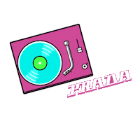 record Sticker by Prada