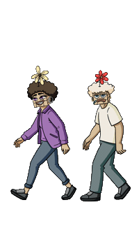 bangboxirmindblow run walking bang boxir Sticker