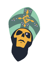 Ghost Band Sticker