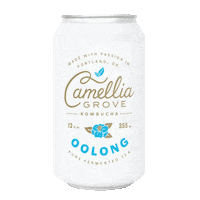 camelliagrovekombucha kombucha booch oolong fermentedtea Sticker