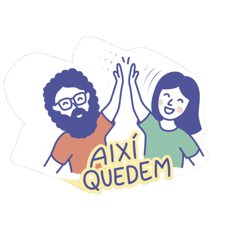 Així Quedem Sticker by Gnomo