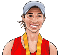 Track And Field Smile Sticker by eBibs