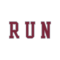 Run Sticker by Santa Clara Broncos