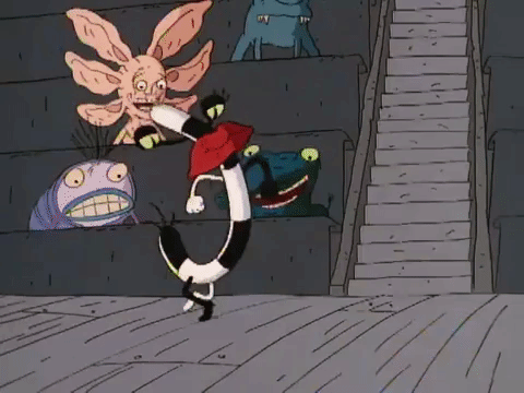 aaahh real monsters nicksplat GIF