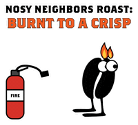 Nosy Neighbors Sticker by buddhabeanscoffee