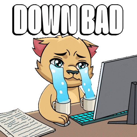 Sad Cry Sticker by Kabu