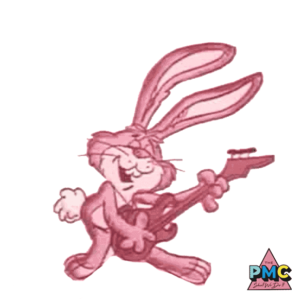 Easter Bunny Dancing Sticker by Vivid People Disco