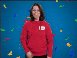 Postkodelotteriet party confetti tgif finally friday GIF