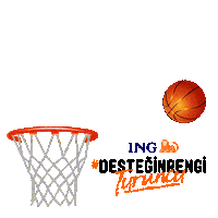 Basketball Ball Sticker by ING Turkiye