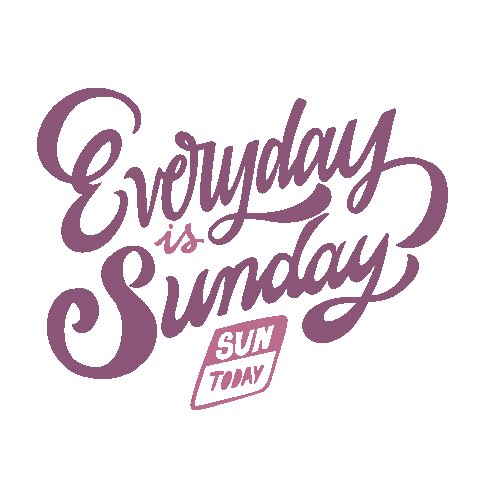 Julyddesigns giphyupload chill sunday lazy Sticker