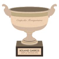 french open trophy Sticker by Roland-Garros