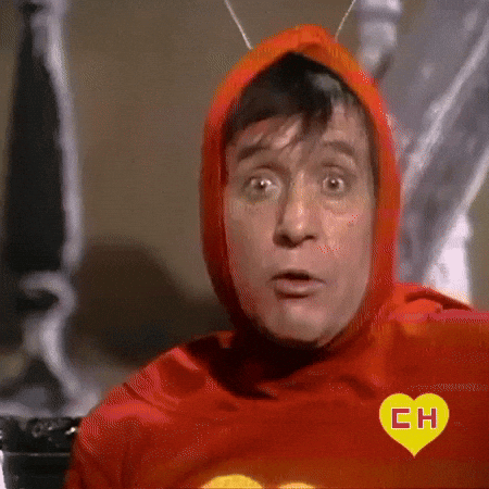 Scared Chapulin Colorado GIF by Grupo Chespirito